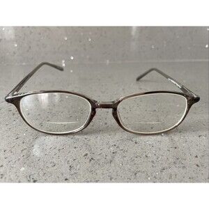 Gramercy Grey Crystal 51-18-140 Plastic Eyeglasses Frames ONLY full rim oval